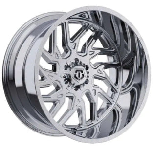 TIS 544C - 22x12 - 5, 6, & 8 Lug Bolt Patterns - (Chrome Finish)