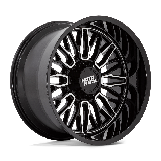 Moto Metal Stinger MO809 - 20x9 - 6x135/6x139.7 Bolt Pattern - (Gloss Black Machined Finish)