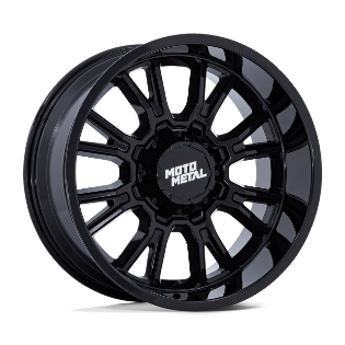 Moto Metal MO810 Legacy - 17x9 - 5 & 6 Lug Bolt Patterns - (Gloss Black Finish)